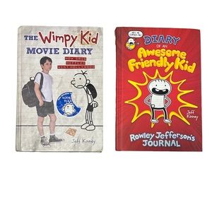 🔴 3/$18 Diary of a Wimpy Kid Movie Diary & Diary of a Awesome Friendly Kid